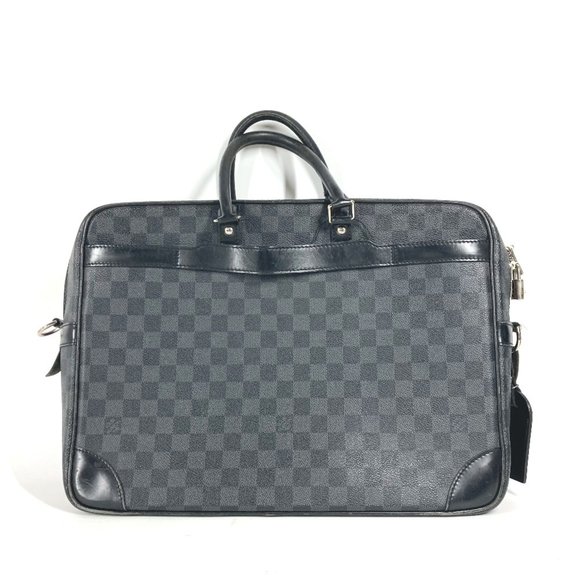LOUIS VUITTON Black Damier Tote Bag - Picture 1 of 16